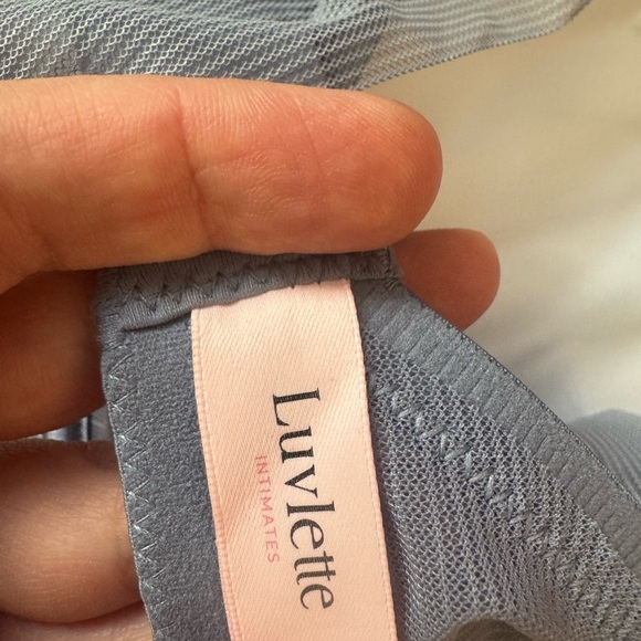 Sheer Gray blue Bra - Picture 5 of 7